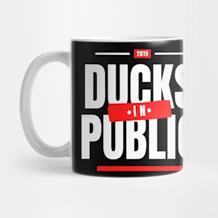 Ducks In Public. Mug